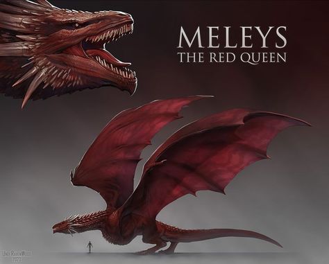 House of dragon Caraxes Dragon Concept Art, Realistic How To Train Your Dragon, Meleys The Red Queen, Viserys I Targaryen, Targaryen Dragons, The Red Queen, Game Of Thrones Artwork, Dragon House, Yellow Dragon