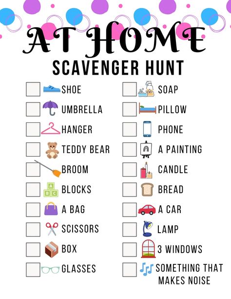 At Home Scavenger Hunt Printable Neighborhood Scavenger Hunt, Crafty Morning, Scavenger Hunt Games, Scavenger Hunt For Kids, Scavenger Hunts, Glow Skin, Indoor Activities, Scavenger Hunt, Exercise For Kids