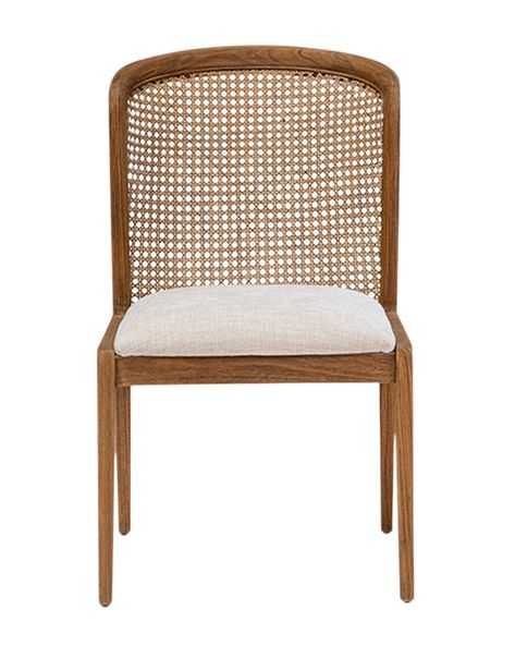 Century Furniture Company, Cane Dining Chairs, Crypton Fabric, Swedish Furniture, Cane Dining Chair, Walnut Creek, Teak Frame, Upholstered Fabric, Wooden Dining Tables