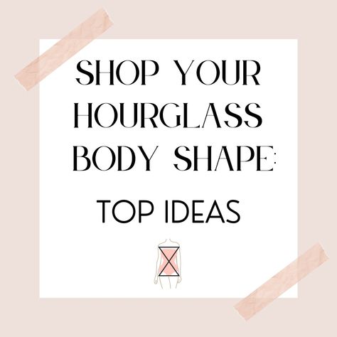 Featuring TOPS for an hourglass body shape! ⌛️⁠ ⁠ 🌟The key to dressing your bust and shoulders with an hourglass body shape is to bring more attention to your shoulders and accentuate your neckline!⁠ ⁠ 🌟 Feature ruffled and wide straps with a low neckline to draw attention to the bust⁠ ⁠ 🌟 Adding details and embellishments to the neckline and bust is the perfect way to add some attention⁠ Slimmer Waist, Hourglass Body Shape, Adding Details, Low Neckline, Style Tips, Slim Waist, Body Shape, Wide Straps, Body Shapes