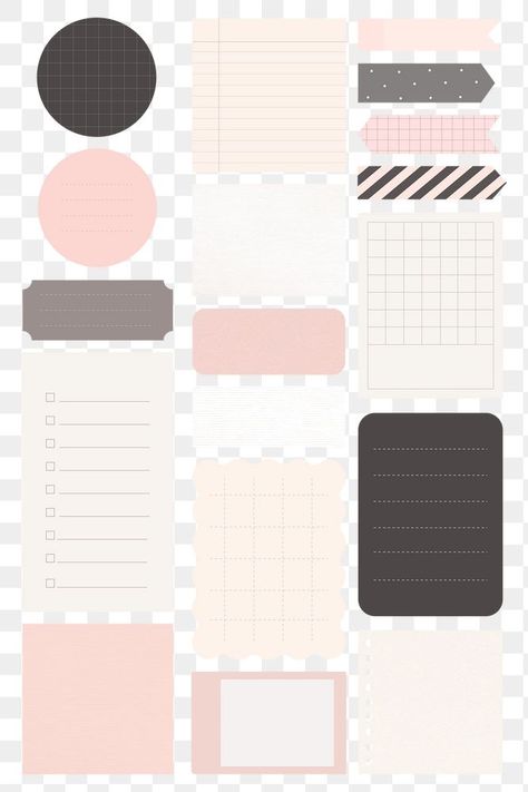 Cute Sticky Notes Png, Note Paper Cute, Goodnotes Stickers Free Png, Wallpaper Notes, Sticky Notes Png, خريطة ذهنية, Sticker Note, Penanda Buku, Paper Png