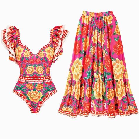 🔥☀️Summer Must Have Fashion 😍Discount code is in store . Shop Now: https://www.beststuffngear.com/collections/runway-fashion Flower One Piece Swimsuit with Beach Skirt Ruffle Regular price $271.00 Sale price $130.99 #fashionista #fashionshoes #fashionlovers #fashionlover #fashiongirl #fashionlove #fashionbaby #fashionstylist #elegant #classy #fashionstylist #fashionblogger #fashionbloggers #fashionweek #fashion #fashionshow #fashions #fashionstylist #runway #luxuryladies #taptoshop #fashi... Swimsuit With Cover Up, Finger Skateboard, Skirt Ruffle, Summer Swimwear, Beach Skirt, Swimwear Sets, Beach Swimwear, Stevie Wonder, Flower Fashion