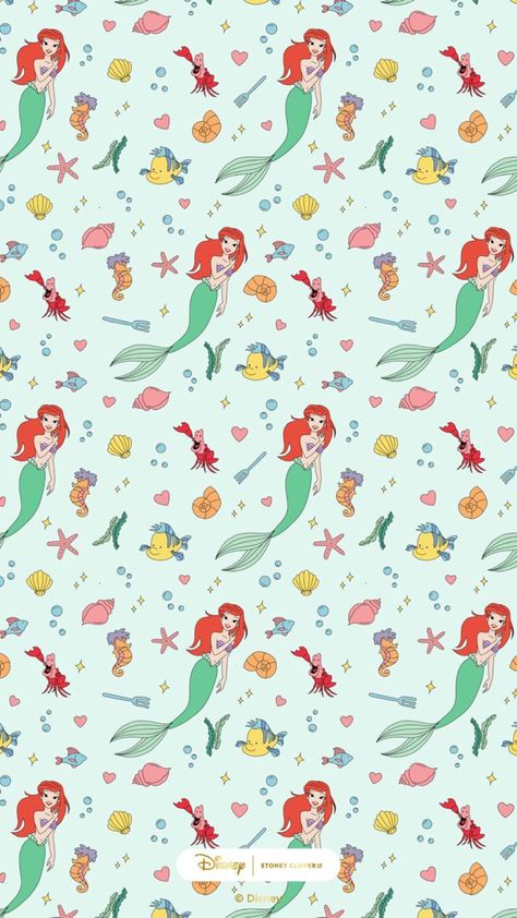 Ariel Wallpaper, Little Mermaid Wallpaper, Disney Characters Wallpaper, Mermaid Wallpapers, Images Disney, Disney Background, Princess Wallpaper, Disney Iphone, Disney Phone Wallpaper