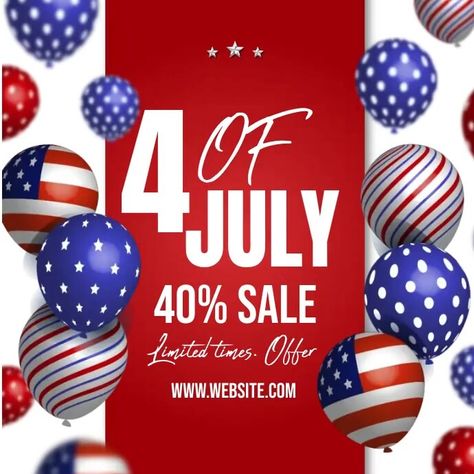 4th of July Sale Linkedin Background Image, Linkedin Background, Linkedin Banner, Kindle Book Cover, Concept Map, Etsy Banner, Campaign Posters, Facebook Event, Event Promotion