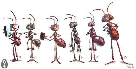 Ants Illustrations, Sylvain Marc, Ant Drawing, Ant Tattoo, Ant Art, Most Beautiful Animals, Insect Art, Illustration Character, Art Contest