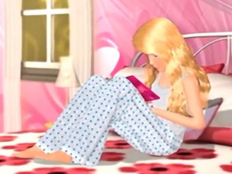 The Barbie Diaries Barbie Diary Movie, Girly Diary Aesthetic, Barbie Studying, Old Barbie Aesthetic, 2000s Barbie Aesthetic, Barbz Stay In School, The Barbie Diaries, Barbie Diaries, 2000s Barbie