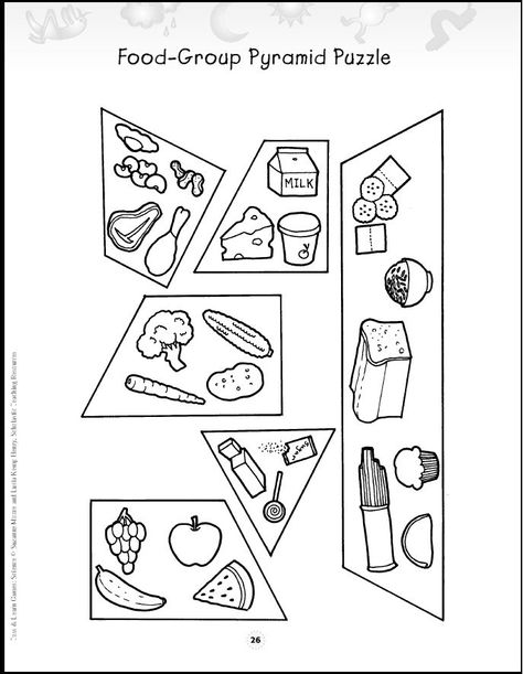 food pyramid puzzle  |   Crafts and Worksheets for Preschool,Toddler and Kindergarten Food Group Pyramid, Food Pyramid Kids, Basic Aesthetics, Healthy Food Activities, Preschool Food, Miss Kindergarten, Nutrition Activities, Food Activities, Food Pyramid