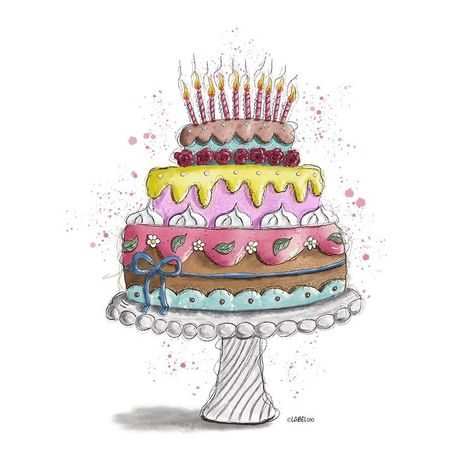 Let’s eat some cake 🎂 . . . . . . #label160 #drawing #becreative #cakecartoon #handmade #drawingart #doodling #taart #cutecharacters… | Instagram Doodles Watercolor, Birthday Cake For Women Elegant, Procreate Artist, Cake Sketch, Watercolor Doodle, Grad Banner, Cake Drawing, Cartoon Cake, Birthday Cakes For Women