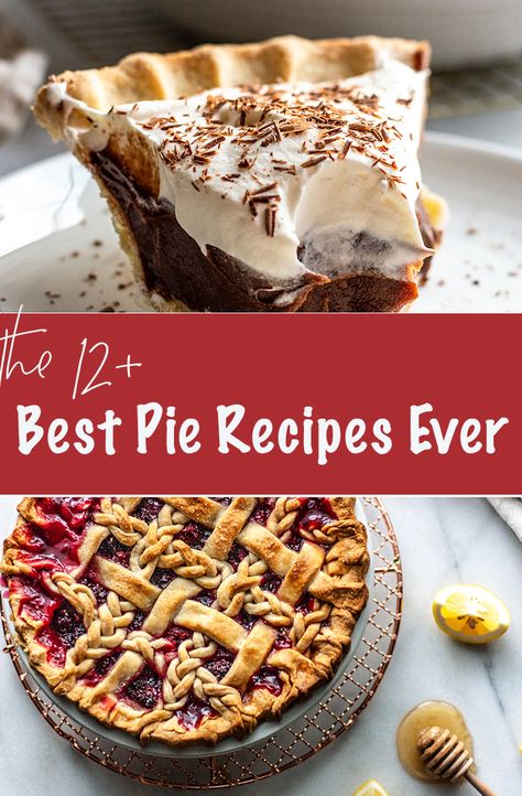 Love pie? These are the best pie recipes ever on Miss Allie's Kitchen & I know there's something here you'll love from chocolate to berry to pumpkin. There's a crust recipe that's easy and flakey, pumpkin, apple, chocolate, you name it! There are even savory recipes for Shepherds and taco pie. They're easy and always delicious! #pie #dessert #dessertrecipe Best Pie Recipes, Apple Chocolate, Yummy Pie Recipes, Fall Pies, Taco Pie, Pie Pumpkin, Pie Flavors, Easy Pie Recipes, Best Pie