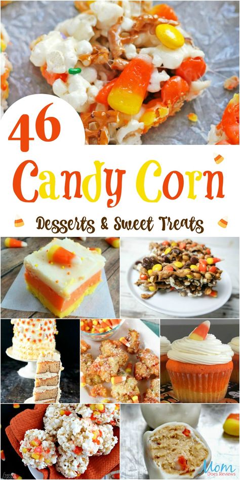 Candy Corn Desserts, Candy Corn Recipe, Sweet Treats Recipes, Oreo Dessert, Fall Dessert Recipes, S'mores, Thanksgiving Desserts, Halloween Desserts, Fall Desserts