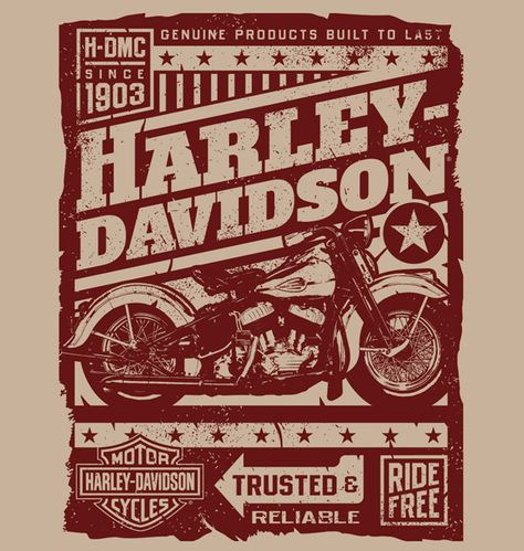 HARLEY-DAVIDSON by SOUP//GROUP Inc., via Behance Harley Davidson Kunst, Harley Davidson Merchandise, Harley Davidson Posters, Harley Davidson Helmets, Мотоциклы Harley Davidson, Harley Davidson Gifts, Harley Davidson Tshirt, Harley Davidson Wallpaper, Harley Davidson Vintage