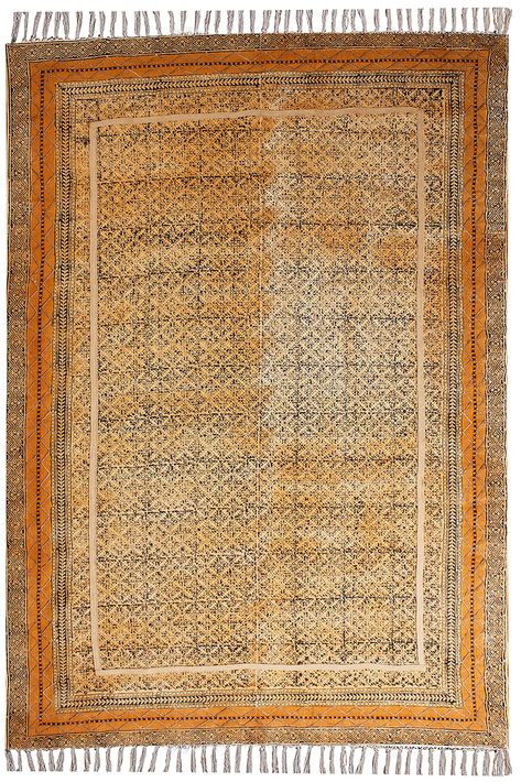 PRICES MAY VARY. [DURABLE HANDMADE QUALITY & MATERIAL]: 100% Cotton, handmade flatweave rugs with extra snazzy knotted fringe tassels on both sides, surface with hand block print, washable, reversible for double.(size not include tassel). [THICKNESS]: This rug works well in low- to medium-traffic areas of your home, such as the living room, dining room, bedroom, home, and office and outdoor. (Thickness is approx. 5 MM) [CUSTOMIZE YOUR DESIGN, COLOR AND SIZES]: We are a manufacturer of handmade c How To Layer Rugs Living Rooms, Layered Rugs Living Room, Rugs In Dining Room, Dining Room Rugs, Area Rug On Carpet, Mid Century Modern Rug, Jute Rug Living Room, Flatweave Rugs, Moroccan Theme