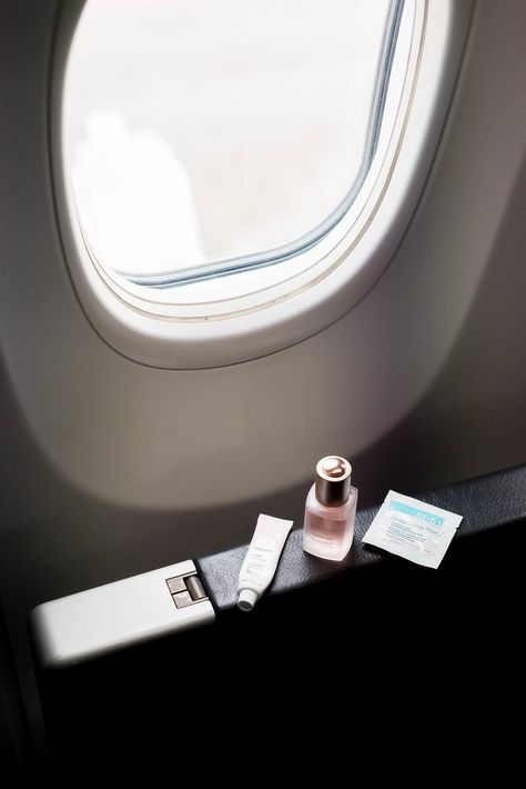 My In-Flight Skincare Routine Airport Skin Care, In Flight Skincare, Flight Skincare, Designer Skincare, Noble Panacea, Skin Care Travel, Travel Skincare, Beauty Hacks Skincare, Skin Care Routine 30s