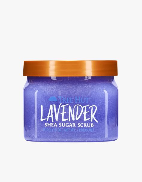 Tree Hut Lavender, Lavender Body Scrub, Female Products, Shea Sugar Scrub, Old Skin, Shower Skin Care, Sugar Body Scrub, Sugar Body, Skin Care Items