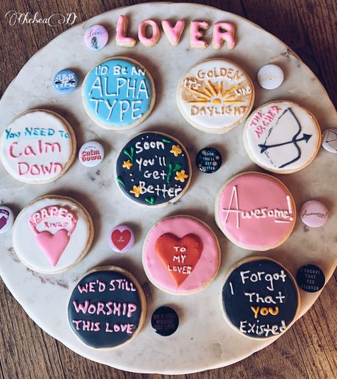 My Taylor Swift themed sugar cookies!... — Moon And To Saturn, Sending Good Vibes, Taylor Swift Eras, Happy Love, Single Mom, Go Fund Me, Famous Celebrities, Royal Icing, To The Moon