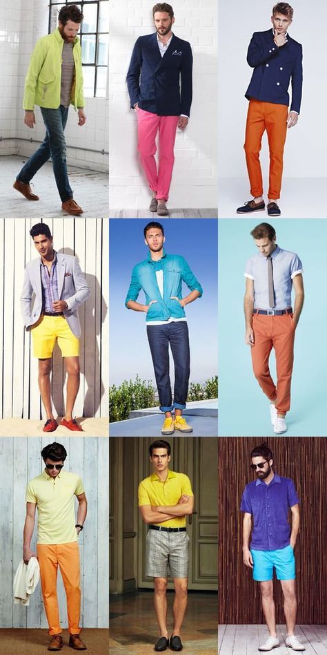 Ideas for Men to wear Neon Outfits (6) Colorful Outfits Men, Neon Party Outfits, Mens Fashion Essentials, Bright Colored Outfits, Neon Shirts, Don Pedro, Color Outfits, Neon Outfits, Black Jeans Outfit