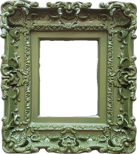 Cottagecore Picture Frame, Cottagecore Pictures, Aesthetic Frames, Frame Canvas Art, Green Picture Frame, Picture Frame Ideas, Collage Items, Image Frames, Frames For Pictures