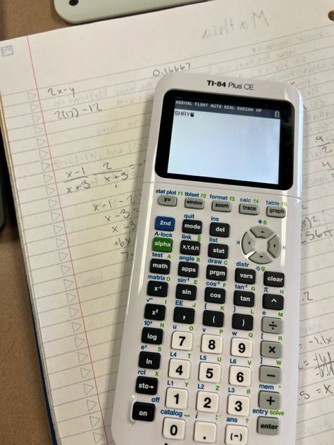 Graphing Calculator Aesthetic, Romatacize School, Calculator Aesthetic, Pink Locker, Stationary Haul, Scientific Calculators, Math Notebook, Cute Stationary School Supplies, Backpack Essentials