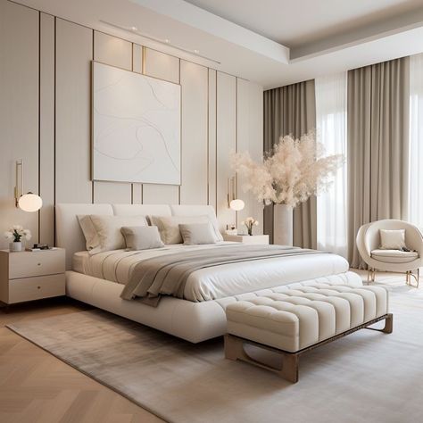 Bedroom With Couch, Home Styles Types Of Interior, Bedroom Interior Design Luxury, Classy Bedroom, Modern Luxury Bedroom, تصميم للمنزل العصري, Luxury Bedroom Master, 아파트 인테리어, Bedroom Decor Design