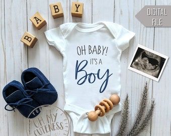 It's a Girl Digital Pregnancy Announcement Gender Reveal - Etsy India Gender Reveal Flat Lay, Onesie Gender Reveal Ideas, Its A Baby Boy Announcement, Gender Reveal Onesie Ideas, Baby Gender Announcement Ideas, Social Media Gender Announcement, Personal Gender Reveal Ideas, It’s A Boy, Boy Announcement Ideas