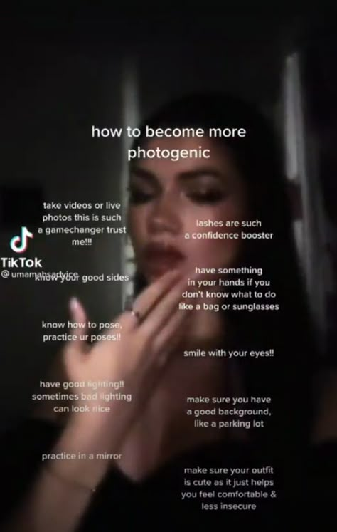 How To Take Pictures If You Are Not Photogenic, How To Take Attractive Selfies, How To Look Good On Facetime Tips, How To Make Your Selfies Look Better, How To Pose If You Are Not Photogenic, How To Look More Photogenic In Photos, How To Become Photogenic Tips, How To Pose Confidently, Selfie Ideas For Non Photogenic People