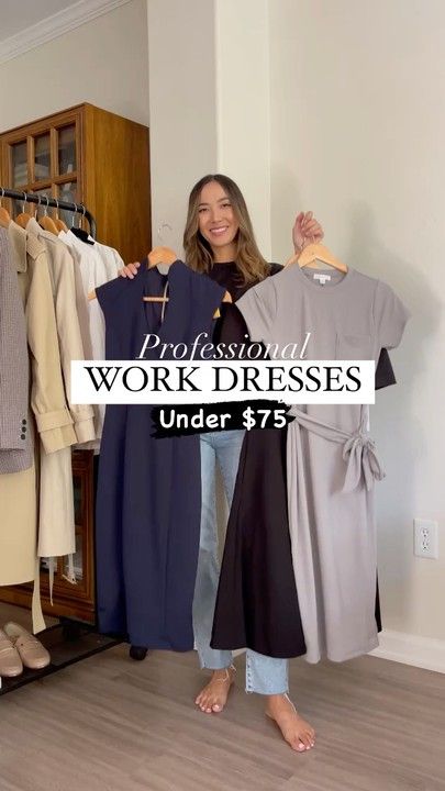 Dresses For Business Casual, Spring Work Dresses For Women, Professional Dresses For Work Corporate, Business Professional Dresses For Women, Corporate Attire Dress, Women’s Office Attire, Office Dresses For Women Work Attire Classy, Casual Work Dresses For Women, Work Dresses Professional Office Wear