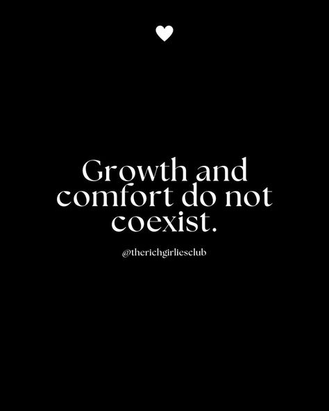 Growth and comfort do not coexist ✨ ………………..……… Women Empowerment | Women Empowerment Quotes | Women Quotes Empowering | Women Quotes Strong | Women Quotes Inspirational | Female Empowerment | Female Empowerment Quotes | Success Quotes | Successful Women | Success Quotes Motivational Strong Empowered Women, Shes Back Quotes, Empowering Quotes Women, Quotes About Resistance, Women’s Quotes, Feminist Quotes Empowering, Strong Power Women Quotes, Strong Personality Quotes, Empower Quotes Motivation