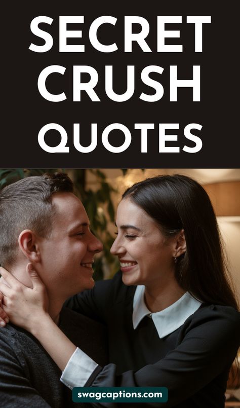 Looking for the perfect way to express your hidden feelings? Check out these Cute Secret Crush Quotes to help you break the ice and show that special someone how you feel! Whether you're shy or bold, these sweet and romantic quotes are ideal for letting your secret crush know what's in your heart. From flirty one-liners to heartfelt messages, these quotes will give you the confidence to express your emotions. Save and share these Cute Secret Crush Quotes for the perfect way to reveal your feelings! Quote Crush Secret, Crush Impress Quotes, Loving You Secretly Quotes, I Like You Quotes For Him Crushes, Secret Lovers Quotes Affair, Secret Lovers Quotes Feelings, Indirect Love Quotes, Crush Quotes About Him, Love Quotes Crushes