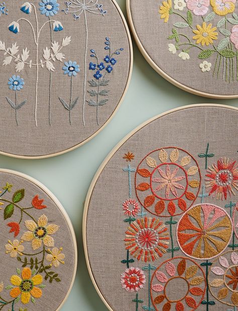 Modern hand embroidery patterns