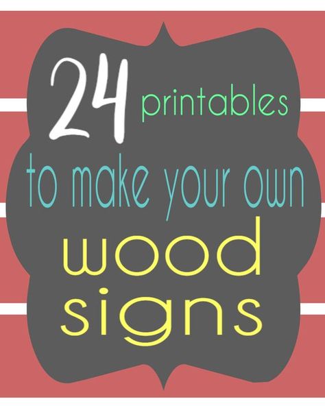 YES!! Now I can make my own wood signs. 24 printables to download to make and sell wood signs. #diy #wood signs #printables Wood Signs Diy, Homemade Wood Signs, Homemade Signs, Stencils For Wood Signs, Wooden Signs Diy, Signs Diy, Farmhouse Wood Sign, Diy Wood Signs, Diy Holz