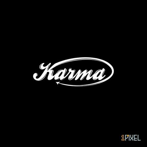 Karma Logo Design, Karma Album Cover, Karma Logo, Bts Animation, Album Logo, Wallpaper Off White, Instagram Black Theme, Profile Logo, K Logos