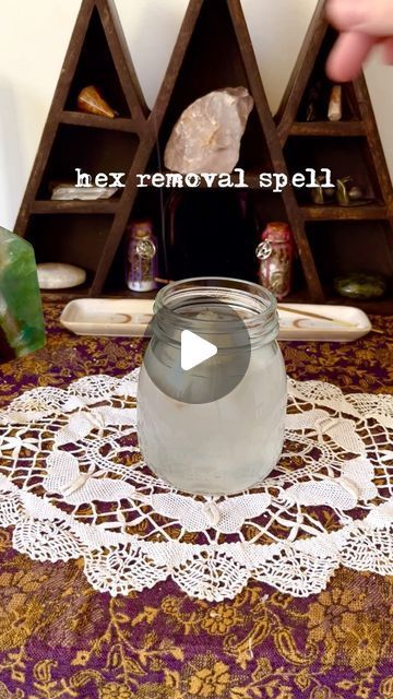 Sarah 🔮 on Instagram: "Hex removal spell 🧄 ~ vinegar for cleansing & removing ~ salt for protection  ~ garlic for protection & banishment Cleanse jar with incense & add ingredients. Place next to or under your bed for one week to remove hexes, curses & negative energies 🖤  Some signs you’ve been hexed: ~ long periods of low energy or illness ~ headaches, nausea, body aches  ~ continuous bad luck ~ nightmares or visions  ~ sudden negativity in your relationships ~ feeling bad vibes or energy  Other things that can help: Consistently smoke cleansing yourself and your home. Using the power of visualisation to visualise negativity leaving your life. Protection spells, ritual baths & showers.   #hex #hexremoval #curse #protection #witchesofinstagram #witch #spell #ritual #witchcraft #greenwi Goddess Spells, Curse Protection, Salt For Protection, Ritual Witchcraft, Hex Removal, Body Aches, Nature Witch, Divine Feminine Spirituality, Candle Magick