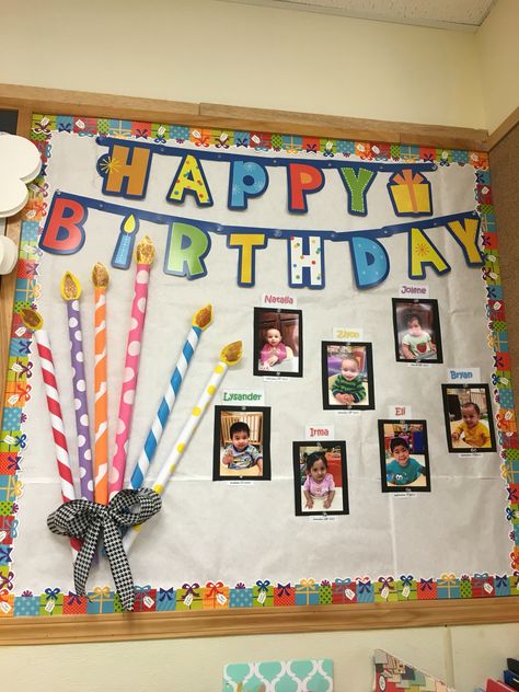 Birthday bulleting board Employee Birthday Bulletin Board Ideas, Birthday Board Themes, Birthday Board Ideas For Work, Birthday Display Board, Birthday Board Ideas, Saturday Greetings, Preschool Boards, Birthday Bulletin Boards, Birthday Bulletin