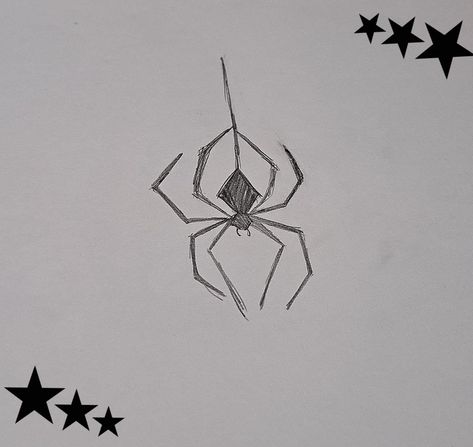 Mini Spider Man Drawing, Drawing Of Spider Web, Grunge Spider Drawing, Easy Spider Doodle, Tarantula Drawing Easy, Spider Hand Drawing, Spider Tattoo Easy, Simple Spider Web Drawing, Spider Drawing On Hand