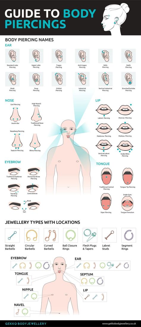 Types Of Body Piercings, Nasallang Piercing, Rhino Piercing, Snake Eyes Piercing, Eyebrow Piercing Jewelry, Types Of Eyebrows, Ear Piercings Chart, Piercing Chart, Eye Piercing