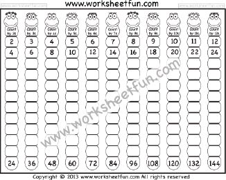 Skip Counting Worksheets / FREE Printable Worksheets – Worksheetfun Skip Counting Kindergarten, Skip Counting Worksheets, Counting By 2, Multiplication Facts Worksheets, Skip Counting By 2, Counting Worksheet, Free Printable Alphabet Worksheets, Printable Alphabet Worksheets, Math Graphic Organizers