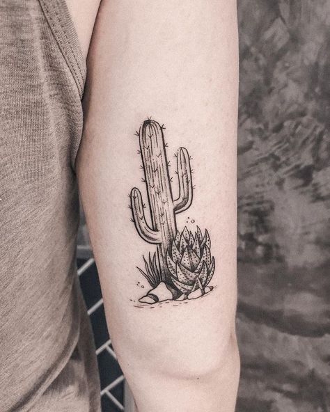 Westerns Tattoos, Cactus Desert Tattoo, Cactus Tattoo Men, Arizona Tattoo For Women, Baja Tattoo, Navajo Tattoos, Cactus Tattoo Sleeve, Desert Scene Tattoo, Saguaro Cactus Tattoo