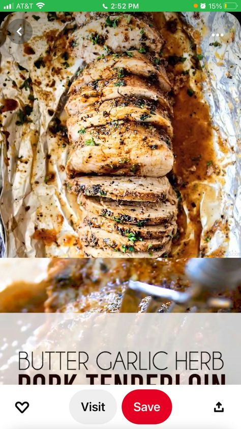 Herb Pork Tenderloin, Butter Herb, Baked Pork Tenderloin, Keto Dinner Recipes, Pasta Dinners, Pasta Dinner Recipes, Baked Pork, Dinner Recipes Easy Quick, Cheap Dinners