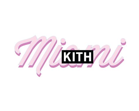 Kith Logo, Miami Logo, Clean And Minimal, Sport Shirt Design, Ronnie Fieg, Minimal Aesthetic, Logo Concept, Miami, The Next