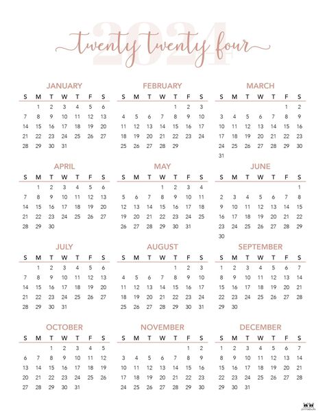 Choose from 29 different 2024 yearly wall calendars. Portrait and landscape orientation, with and without holidays. All FREE. Print from home! Yearly Calendar Template, Printable Yearly Calendar, Free Printable Calendar Templates, Free Planner Templates, Daily Planner Printables Free, Weekly Planner Free Printable, Study Planner Printable, Weekly Planner Free, Landscape Orientation