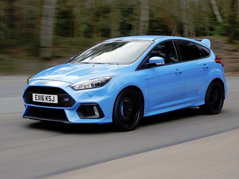 Blue Ford Focus, Rs Photo, Ford Focus Rs 2016, Ford Focus Car, Auto Hyundai, Low Cars, Ford St, Blue Cars, Moving Objects