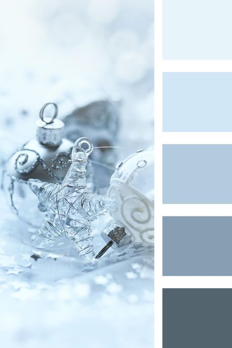 Ice Color Palette, Yarn Combinations, Silver Color Palette, Fashion Collection Inspiration, Brow Studio, Christmas Color Palette, Colour Combos, Christmas Color, Paint Swatches