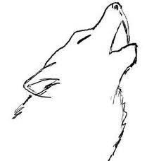 images (236×228) Wolf Howling Drawing, Line Art Wolf, Wolf Doodle, Coyote Drawing, Simple Wolf Tattoo, Wolf Drawing Easy, Animal Sketches Easy, Marshmello Wallpapers, Wolf Drawings