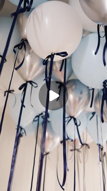 Balloons With Bows, Bow Balloons, Babby Shower, Balloon Artist, Clear Balloons, Adult Birthday Party, February 15, Artist On Instagram, 30th Birthday