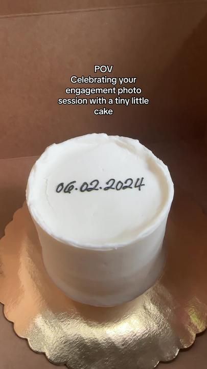 Saved the date, ate the 🎂 #engagementphotoshoot #weddingtiktok #2024b... | Engagement Pictures | TikTok Engage Cake Ideas, Wedding Date Cake, Save The Date Cake Ideas, Engagement Cake Photos, Engagement Cake Photoshoot, Save The Date Cake Photoshoot, Engagement Pictures With Cake, Engagement Photos Cake, Cake Engagement Photos