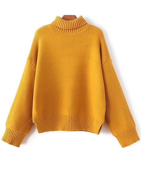 Yellow Turtleneck, Yellow Jumper, Chunky Turtleneck Sweater, High Neck Jumper, Oversized Turtleneck Sweater, Turtle Neck Sweater, Yellow Sweater, Cute Sweaters, Chunky Sweater