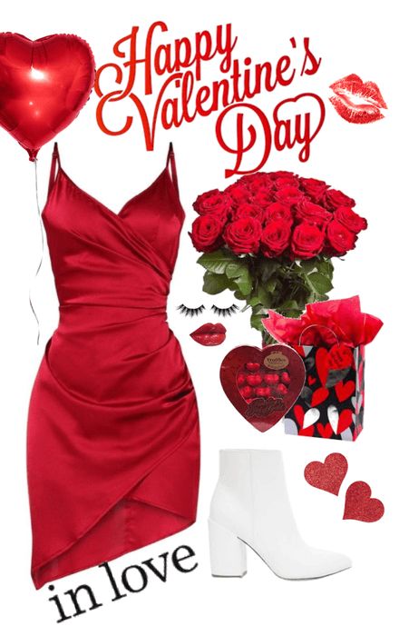 Happy Valentine’s Day! ❤️ Outfit | ShopLook Valentine’s Day Dresses, Valentines Day Outfits For Women Dresses, Valentine’s Day Outfit Ideas, Valentines Day Looks Outfit, Valentine Fits, Valentines Day Fits, Valentines Fits, Valentine Dress Ideas, Valentines Fit