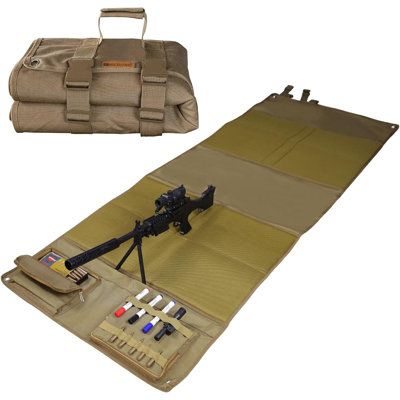 AYAMAYA Shooting Mats Prone Padded, Extra Large Portable Roll Up Folded Waterproof Non-Slip Tactical Shooting Mat Ayamaya | Ayamaya Waterproof Non-Slip Extra Large Tactical Shooting Mat brown in Armygreen | 0.6" H X 28" W X 77" L | Wayfair Tactical Gadgets, Schneider Trophy, Tactical Gear Storage, Hunting Stands, Military Crafts, K9 Training, Gear Storage, Tactical Accessories, Tac Gear