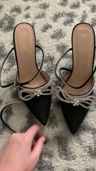 Black glitter heels from amazon! #LTKshoecrush #LTKunder50 #LTKstyletip Sparkly Black Shoes, Homecoming 2024, Black Sparkly Heels, Black Glitter Heels, Sparkly Shoes, Prom Dress Inspo, Sparkly Heels, Black Platform Heels, Glitter Heels