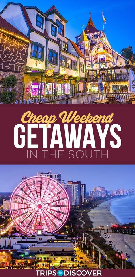 Getaway Weekend Ideas, Best Long Weekend Getaways, Weekend Adventures Ideas, Fun Weekend Trips For Couples, Long Weekend Vacation Ideas, Bff Weekend Getaway, Quick Weekend Trips, Cheap Romantic Getaways U.s. States, Cheap Couples Vacation